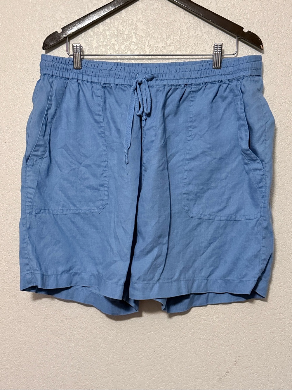 Ralph Lauren Light Blue Drawstring Athletic Shorts 0248